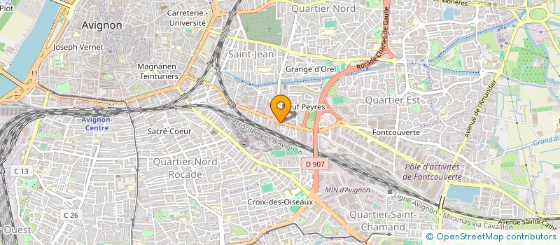 localisation de l'entreprise MONSIEUR SAHIL ORYAKHIL  AVIGNON