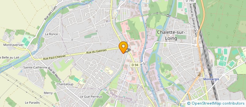 localisation de l'entreprise MONSIEUR SAHIN BAYRAM à CHALETTE-SUR-LOING