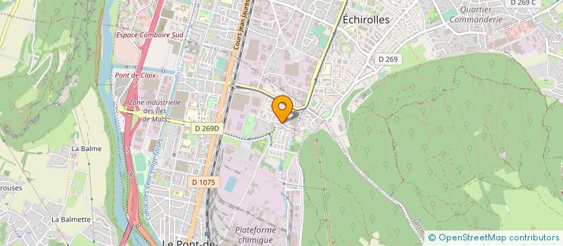 localisation de l'entreprise MONSIEUR SAHIN BENLI  LE PONT-DE-CLAIX