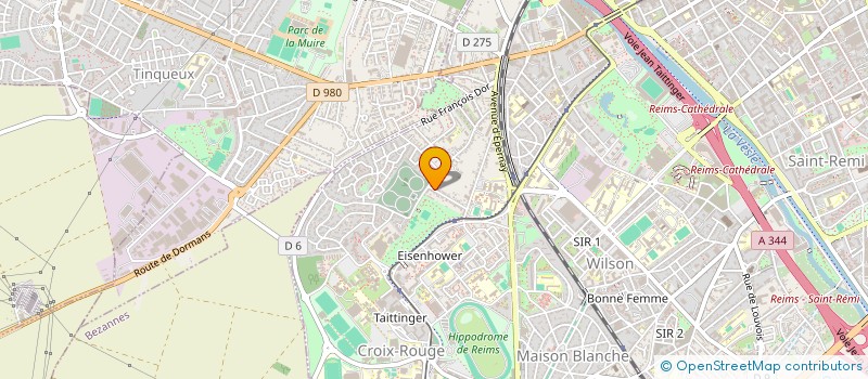 localisation de l'entreprise MONSIEUR SAHIN KIRKBINAR  REIMS