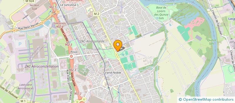 localisation de l'entreprise MONSIEUR SAHIN LEVET  BLAGNAC