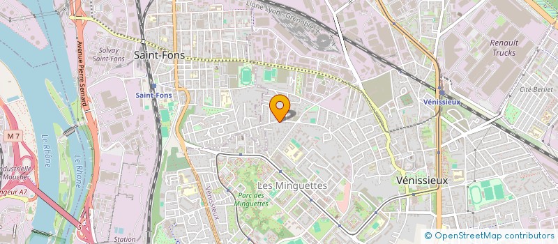 localisation de l'entreprise MONSIEUR SAHIN RUSITI  VENISSIEUX