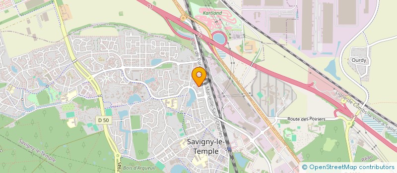 localisation de l'entreprise MONSIEUR SAHIN YAPICI  SAVIGNY-LE-TEMPLE