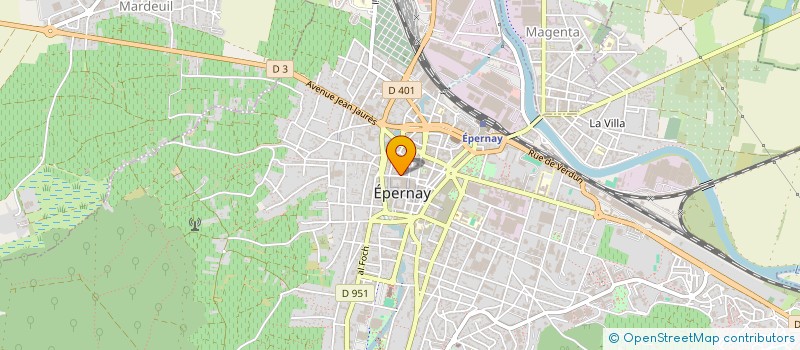 localisation de l'entreprise MONSIEUR SAHIN YILDIZ  EPERNAY