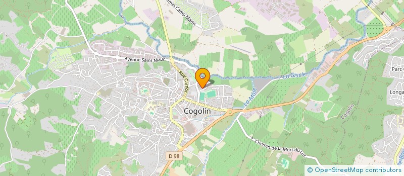 localisation de l'entreprise MONSIEUR SAHIR NAGARA à COGOLIN