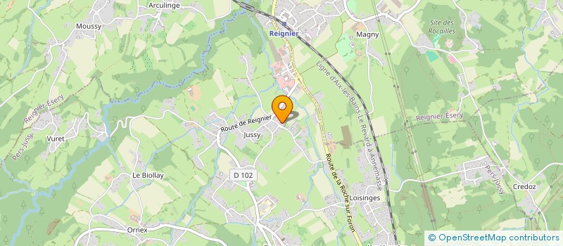 localisation de l'entreprise MONSIEUR SAHIT GASHI  PERS-JUSSY