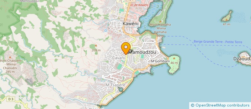 localisation de l'entreprise MONSIEUR SAHIYOU AHMED à MAMOUDZOU