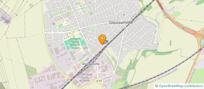 localisation de l'entreprise MONSIEUR SAHJAD RAMZAM  GOUSSAINVILLE