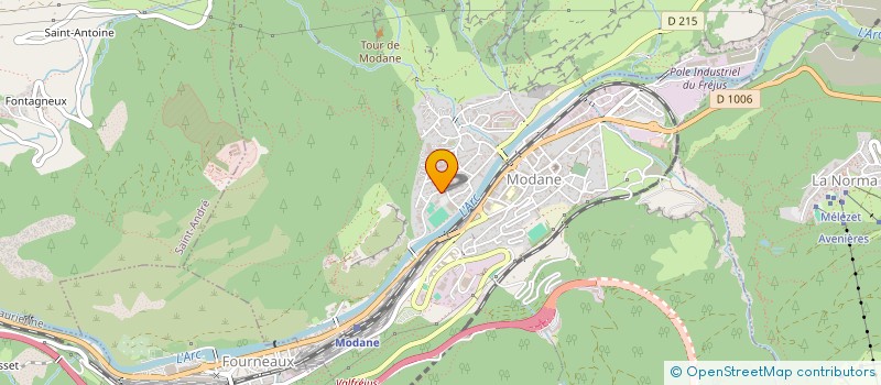 localisation de l'entreprise MONSIEUR SAHMERAL BAGCI à MODANE