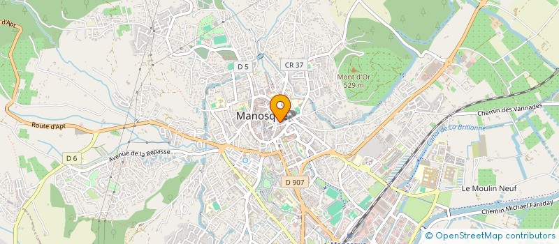 localisation de l'entreprise MONSIEUR SAHRAOUI BETTACHE à MANOSQUE