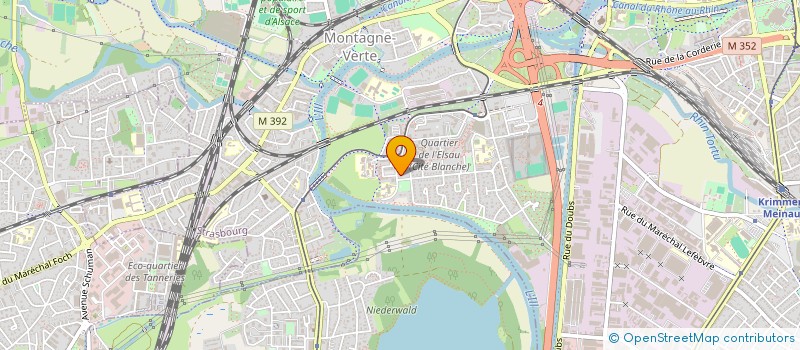 localisation de l'entreprise MONSIEUR SAI BOUGRIN à STRASBOURG