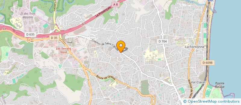 localisation de l'entreprise MONSIEUR SAIAN EL GARES  ANTIBES