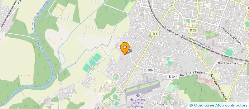 localisation de l'entreprise MONSIEUR SAIANJIH TANIC  DAX