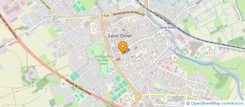 localisation de l'entreprise MONSIEUR SAIBA KEITA  SAINT-OMER