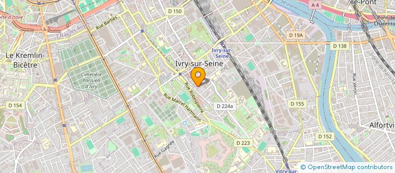 localisation de l'entreprise MONSIEUR SAIBO DANFA  IVRY-SUR-SEINE