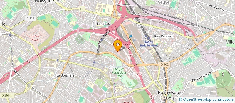 localisation de l'entreprise MONSIEUR SAIBO SOUARE  AUBERVILLIERS