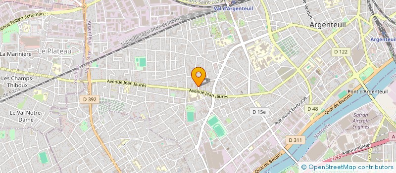 localisation de l'entreprise MONSIEUR SAIBO TOURAY  ARGENTEUIL