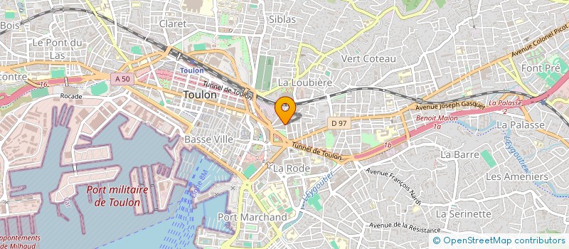 localisation de l'entreprise MONSIEUR SAID ABAD  TOULON