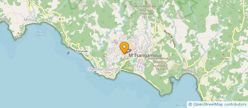 localisation de l'entreprise MONSIEUR SAID ABDILLAH  M'TSANGAMOUJI