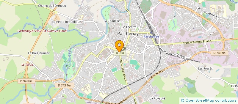 localisation de l'entreprise MONSIEUR SAID ABDOUL-WAHAB  PARTHENAY