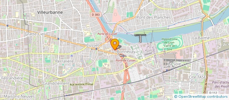 localisation de l'entreprise MONSIEUR SAID ABED  VILLEURBANNE