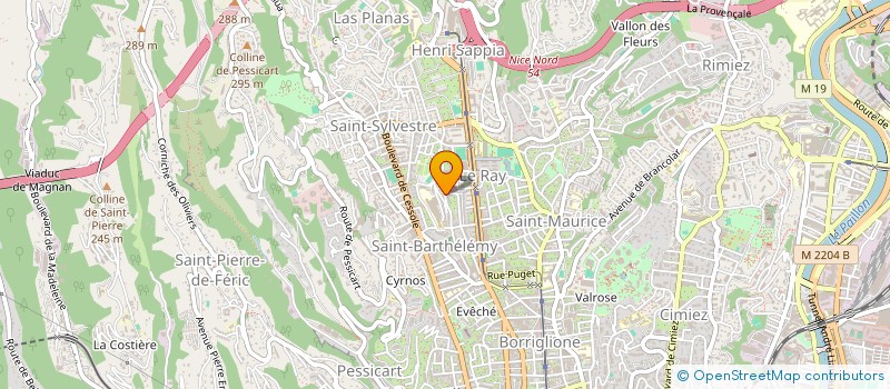 localisation de l'entreprise MONSIEUR SAID AGABA à NICE