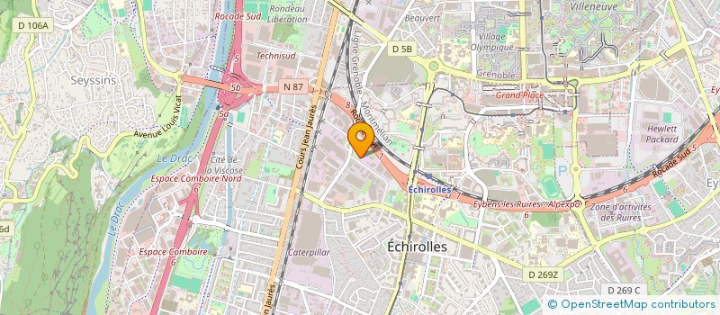 localisation de l'entreprise MONSIEUR SAID AHMADI  ECHIROLLES