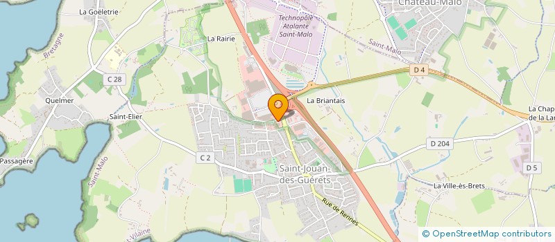 localisation de l'entreprise MONSIEUR SAID AHMADI  SAINT-JOUAN-DES-GUERETS