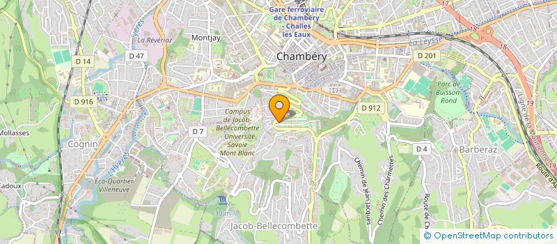 localisation de l'entreprise MONSIEUR SAID AHMADI  CHAMBERY