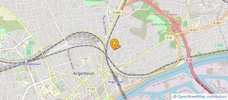 localisation de l'entreprise MONSIEUR SAID AICH  ARGENTEUIL