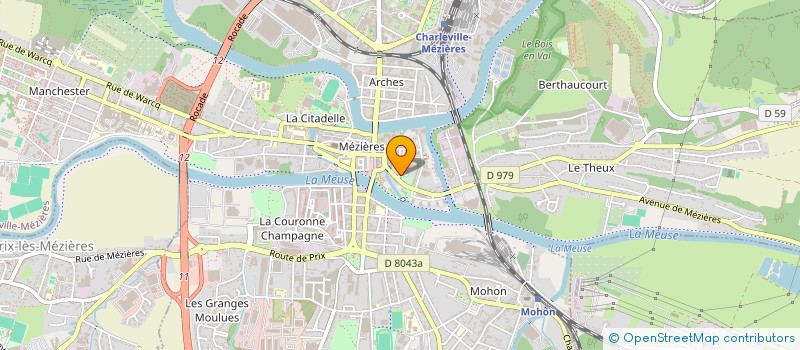 localisation de l'entreprise MONSIEUR SAID AIDOUD  CHARLEVILLE-MEZIERES