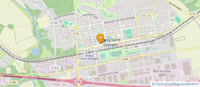 localisation de l'entreprise MONSIEUR SAID AININE  BUSSY-SAINT-GEORGES