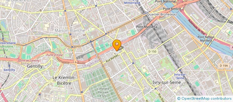 localisation de l'entreprise MONSIEUR SAID AISSOU  IVRY-SUR-SEINE