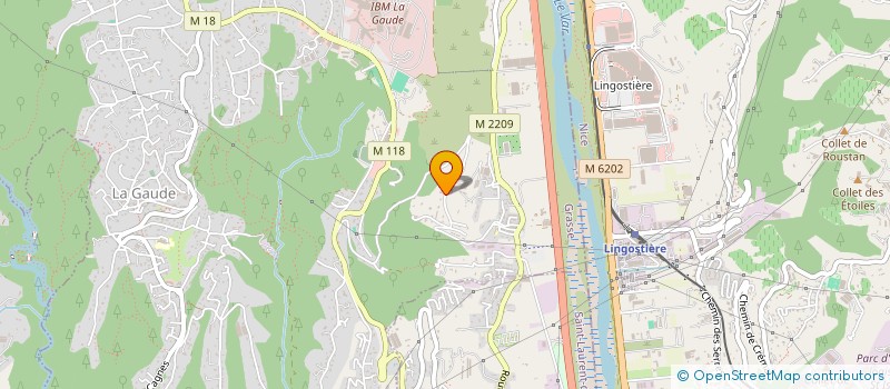 localisation de l'entreprise MONSIEUR SAID AIT BEN ABBIS  LA GAUDE