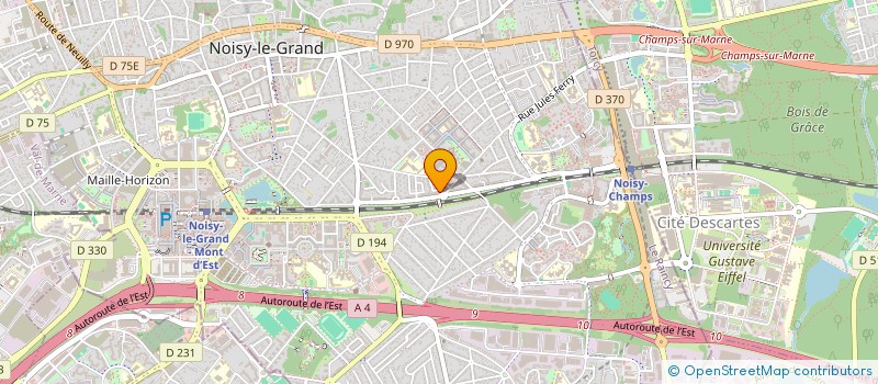 localisation de l'entreprise MONSIEUR SAID AIT BEN YOUCEF  NOISY-LE-GRAND