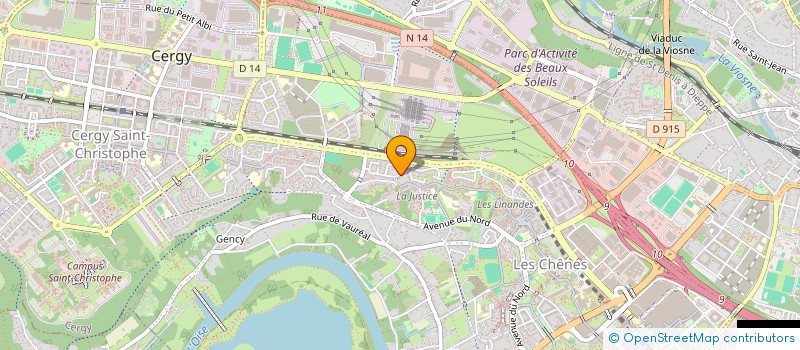 localisation de l'entreprise MONSIEUR SAID AIT LAHBIB  CERGY