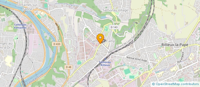 localisation de l'entreprise MONSIEUR SAID AIT MALEK  SATHONAY-CAMP