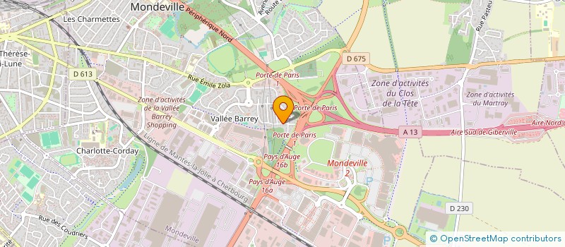 localisation de l'entreprise MONSIEUR SAID AKODAD  MONDEVILLE