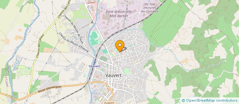 localisation de l'entreprise MONSIEUR SAID AKOUH  VAUVERT