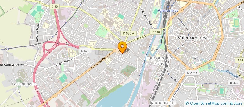 localisation de l'entreprise MONSIEUR SAID ALAM BADISSI à VALENCIENNES