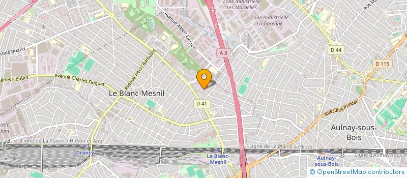 localisation de l'entreprise MONSIEUR SAID ALI ASSOUMANI  LE BLANC-MESNIL