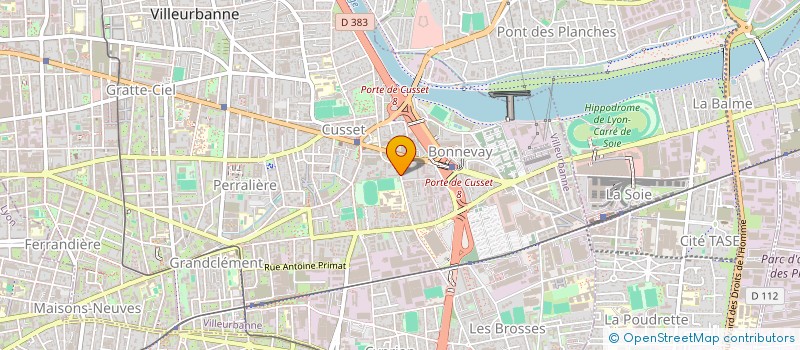 localisation de l'entreprise MONSIEUR SAID ALI SAID BACAR  VILLEURBANNE