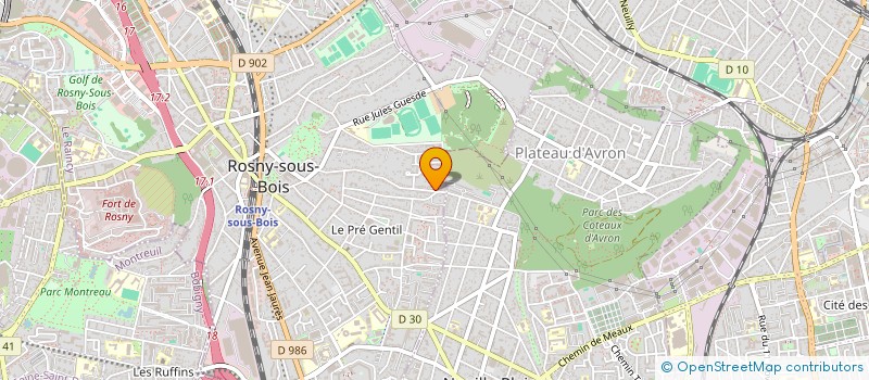 localisation de l'entreprise MONSIEUR SAID ALOUACHE à ROSNY-SOUS-BOIS