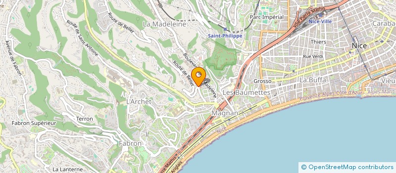 localisation de l'entreprise MONSIEUR SAID AMMOUCHE  NICE