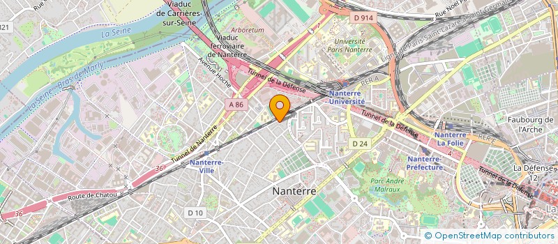 localisation de l'entreprise MONSIEUR SAID AMOUNANE  NANTERRE