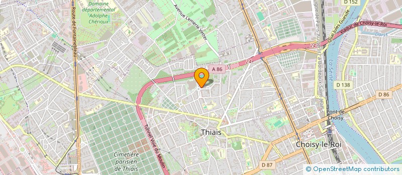 localisation de l'entreprise MONSIEUR SAID ANISS  THIAIS