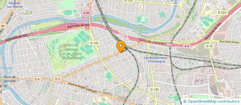 localisation de l'entreprise MONSIEUR SAID AOUDIA à CHAMPIGNY-SUR-MARNE