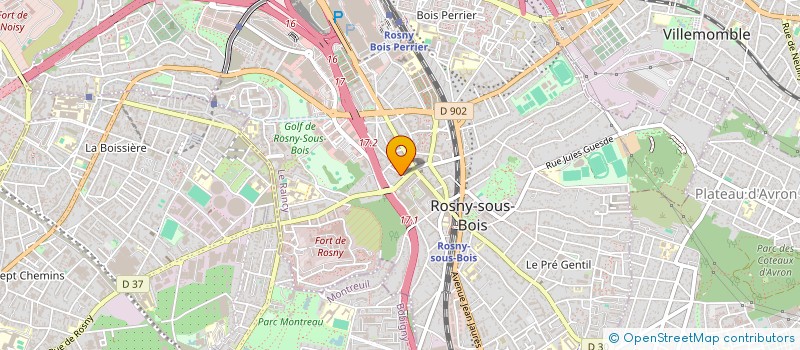 localisation de l'entreprise MONSIEUR SAID AOUIMER à ROSNY-SOUS-BOIS