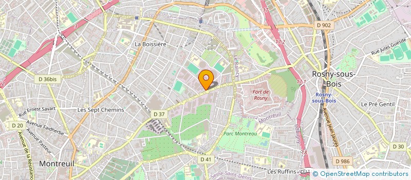 localisation de l'entreprise MONSIEUR SAID ARABZADAH à MONTREUIL
