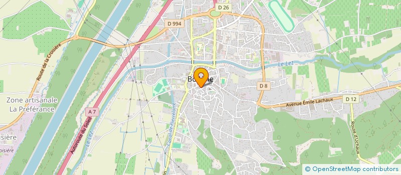 localisation de l'entreprise MONSIEUR SAID ATCHEN  BOLLENE